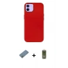 MARSİLYAN™- iPhone 12 Kılıf Çekirdek Çizgi - Siyah Joko Magic 5D Hayalet Cam + Shine Kamera Lens Koruma Cam - GS