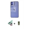 MARSİLYAN™- iPhone 12 Kılıf Doruk Doku Prime - Siyah Joko Magic 5D Hayalet Cam + Raze Metal Kamera Lens - KI