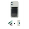 MARSİLYAN™- iPhone 12 Kılıf Doruk Klasik Koleksiyonu - Şeffaf Pasifik Cam Ekran Koruyucu + Raze Metal Kamera Lens - KI