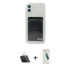 MARSİLYAN™- iPhone 12 Kılıf Doruk Klasik Koleksiyonu - Şeffaf Pasifik Cam Ekran Koruyucu + Kamera Lens Koruma Cam - SF