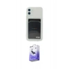 MARSİLYAN™- iPhone 12 Kılıf Doruk Klasik Koleksiyonu - Siyah Bilvis 5in1 5D Magic Hayalet Cam Ekran Koruyucu