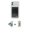 MARSİLYAN™- iPhone 12 Kılıf Doruk Klasik Koleksiyonu - Siyah Polymer Nano Ekran Koruyucu + Raze Metal Kamera Lens - KI