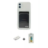 MARSİLYAN™- iPhone 12 Kılıf Doruk Klasik Koleksiyonu - Siyah Polymer Nano Ekran Koruyucu + Renkli Kamera Lens Koruma Cam - PE