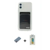 MARSİLYAN™- iPhone 12 Kılıf Doruk Klasik Koleksiyonu - Siyah Polymer Nano Ekran Koruyucu + Shine Kamera Lens Koruma Cam - PE