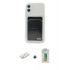 MARSİLYAN™- iPhone 12 Kılıf Doruk Klasik Koleksiyonu - Siyah Polymer Nano Ekran Koruyucu + Renkli Kamera Lens Koruma Cam - YL