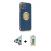 MARSİLYAN™- iPhone 12 Kılıf İz Form Serisi - Siyah Polymer Nano Ekran Koruyucu + Raze Metal Kamera Lens - KI