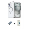 MARSİLYAN™- iPhone 12 Kılıf Kıvılcım Form Prime - Şeffaf Pasifik Cam Ekran Koruyucu + Shine Kamera Lens Koruma Cam - GI