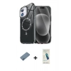 MARSİLYAN™- iPhone 12 Kılıf Kıvılcım Form Prime - Şeffaf Pasifik Cam Ekran Koruyucu + Shine Kamera Lens Koruma Cam - MI