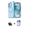 MARSİLYAN™- iPhone 12 Kılıf Kıvılcım Form Prime - Siyah Bilvis 5in1 3D Magic Cam Ekran Koruyucu + Şeffaf Kamera Lens Koruma Cam