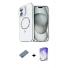 MARSİLYAN™- iPhone 12 Kılıf Kıvılcım Form Prime - Siyah Bilvis 5in1 3D Magic Cam Ekran Koruyucu + Shine Kamera Lens Koruma Cam - GS