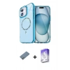 MARSİLYAN™- iPhone 12 Kılıf Kıvılcım Form Prime - Siyah Bilvis 5in1 3D Magic Cam Ekran Koruyucu + Shine Kamera Lens Koruma Cam - GS