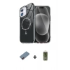 MARSİLYAN™- iPhone 12 Kılıf Kıvılcım Form Prime - Siyah Joko Magic 5D Hayalet Cam + Metal Kamera Lens Koruma Cam - KI
