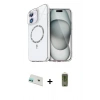 MARSİLYAN™- iPhone 12 Kılıf Kıvılcım Form Prime - Siyah Joko Magic 5D Hayalet Cam + Rainbow Kamera Lens Koruma Cam - YL