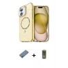 MARSİLYAN™- iPhone 12 Kılıf Kıvılcım Form Prime - Siyah Joko Magic 5D Hayalet Cam + Shine Kamera Lens Koruma Cam - MI