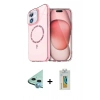 MARSİLYAN™- iPhone 12 Kılıf Kıvılcım Form Prime - Siyah Polymer Nano Ekran Koruyucu + Raze Metal Kamera Lens - MI