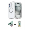 MARSİLYAN™- iPhone 12 Kılıf Kıvılcım Form Prime - Siyah Polymer Nano Ekran Koruyucu + Raze Metal Kamera Lens - KI