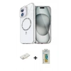 MARSİLYAN™- iPhone 12 Kılıf Kıvılcım Form Prime - Siyah Polymer Nano Ekran Koruyucu + Renkli Kamera Lens Koruma Cam - SI