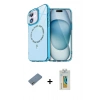 MARSİLYAN™- iPhone 12 Kılıf Kıvılcım Form Prime - Siyah Polymer Nano Ekran Koruyucu + Shine Kamera Lens Koruma Cam - GS