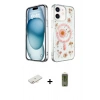 MARSİLYAN™- iPhone 12 Kılıf Kozmos Doku - Siyah Joko Magic 5D Hayalet Cam + Renkli Kamera Lens Koruma Cam - YL