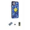 MARSİLYAN™- iPhone 12 Kılıf Nova Doku Koleksiyonu - Siyah Joko Magic 5D Hayalet Cam + Metal Kamera Lens Koruma Cam - KI