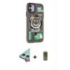 MARSİLYAN™- iPhone 12 Kılıf Nova Doku Koleksiyonu - Siyah Joko Magic 5D Hayalet Cam + Raze Metal Kamera Lens - KI