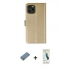 MARSİLYAN™- iPhone 12 Kılıf Siluet Işık Serisi - Şeffaf Pasifik Cam Ekran Koruyucu + Shine Kamera Lens Koruma Cam - GS
