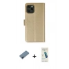 MARSİLYAN™- iPhone 12 Kılıf Siluet Işık Serisi - Şeffaf Pasifik Cam Ekran Koruyucu + Metal Kamera Lens Koruma Cam - MI
