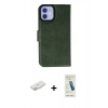 MARSİLYAN™- iPhone 12 Kılıf Siluet Işık Serisi - Şeffaf Pasifik Cam Ekran Koruyucu + Renkli Kamera Lens Koruma Cam - PE