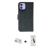 MARSİLYAN™- iPhone 12 Kılıf Siluet Işık Serisi - Şeffaf Pasifik Cam Ekran Koruyucu + Rainbow Kamera Lens Koruma Cam - YL