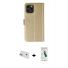 MARSİLYAN™- iPhone 12 Kılıf Siluet Işık Serisi - Şeffaf Pasifik Cam Ekran Koruyucu + Rainbow Kamera Lens Koruma Cam - MR