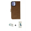 MARSİLYAN™- iPhone 12 Kılıf Siluet Işık Serisi - Şeffaf Pasifik Cam Ekran Koruyucu + Rainbow Kamera Lens Koruma Cam - YL