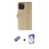 MARSİLYAN™- iPhone 12 Kılıf Siluet Işık Serisi - Siyah Bilvis 5in1 3D Magic Cam Ekran Koruyucu + Shine Kamera Lens Koruma Cam - GD