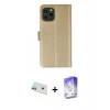 MARSİLYAN™- iPhone 12 Kılıf Siluet Işık Serisi - Siyah Bilvis 5in1 3D Magic Cam Ekran Koruyucu + Rainbow Kamera Lens Koruma Cam - YL