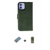 MARSİLYAN™- iPhone 12 Kılıf Siluet Işık Serisi - Siyah Joko Magic 5D Hayalet Cam + Shine Kamera Lens Koruma Cam - GI