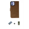 MARSİLYAN™- iPhone 12 Kılıf Siluet Işık Serisi - Siyah Joko Magic 5D Hayalet Cam + Shine Kamera Lens Koruma Cam - GI