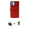 MARSİLYAN™- iPhone 12 Kılıf Siluet Işık Serisi - Siyah Joko Magic 5D Hayalet Cam + Kamera Lens Koruma Cam - SF