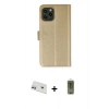 MARSİLYAN™- iPhone 12 Kılıf Siluet Işık Serisi - Siyah Joko Magic 5D Hayalet Cam + Rainbow Kamera Lens Koruma Cam - MR
