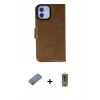 MARSİLYAN™- iPhone 12 Kılıf Siluet Işık Serisi - Siyah Joko Magic 5D Hayalet Cam + Shine Kamera Lens Koruma Cam - MI