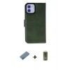 MARSİLYAN™- iPhone 12 Kılıf Siluet Işık Serisi - Siyah Joko Magic 5D Hayalet Cam + Shine Kamera Lens Koruma Cam - MI