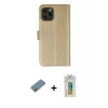 MARSİLYAN™- iPhone 12 Kılıf Siluet Işık Serisi - Siyah Polymer Nano Ekran Koruyucu + Shine Kamera Lens Koruma Cam - SABE