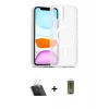 MARSİLYAN™- iPhone 12 Kılıf Siluet Minimal Prime - Siyah Joko Magic 5D Hayalet Cam + Kamera Lens Koruma Cam - SF