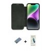 MARSİLYAN™- iPhone 12 Kılıf Siluet Minimal Serisi - Şeffaf Pasifik Cam Ekran Koruyucu + Shine Kamera Lens Koruma Cam - GI