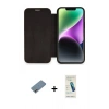 MARSİLYAN™- iPhone 12 Kılıf Siluet Minimal Serisi - Şeffaf Pasifik Cam Ekran Koruyucu + Shine Kamera Lens Koruma Cam - GI