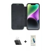 MARSİLYAN™- iPhone 12 Kılıf Siluet Minimal Serisi - Şeffaf Pasifik Cam Ekran Koruyucu + Kamera Lens Koruma Cam - SF
