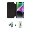 MARSİLYAN™- iPhone 12 Kılıf Siluet Minimal Serisi - Şeffaf Pasifik Cam Ekran Koruyucu + Raze Metal Kamera Lens - KI