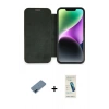 MARSİLYAN™- iPhone 12 Kılıf Siluet Minimal Serisi - Şeffaf Pasifik Cam Ekran Koruyucu + Metal Kamera Lens Koruma Cam - MI