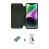 MARSİLYAN™- iPhone 12 Kılıf Siluet Minimal Serisi - Şeffaf Pasifik Cam Ekran Koruyucu + Shine Kamera Lens Koruma Cam - MI