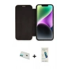 MARSİLYAN™- iPhone 12 Kılıf Siluet Minimal Serisi - Şeffaf Pasifik Cam Ekran Koruyucu + Rainbow Kamera Lens Koruma Cam - YL