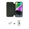 MARSİLYAN™- iPhone 12 Kılıf Siluet Minimal Serisi - Şeffaf Pasifik Cam Ekran Koruyucu + Renkli Kamera Lens Koruma Cam - PE