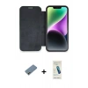 MARSİLYAN™- iPhone 12 Kılıf Siluet Minimal Serisi - Şeffaf Pasifik Cam Ekran Koruyucu + Shine Kamera Lens Koruma Cam - GD